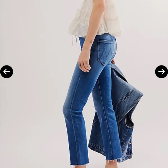 💙🩵 MOTHER- The Rascal Ankle Fray- Size 26 🩵💙 - Picture 4 of 13